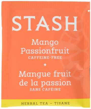 Stash Tea Mango Passionfruit Herbal Tea, Box of 100 Tea Bags